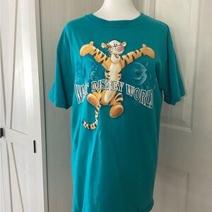 Disney Teal Tigger T-Shirt Sz M